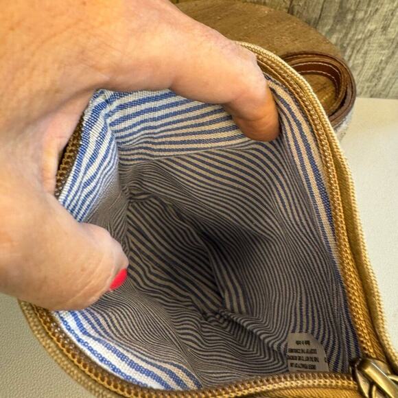 Canvas Leather Seed Purse Crossbody Seed Bag FAST SHIP NeW - Picture 7 of 7